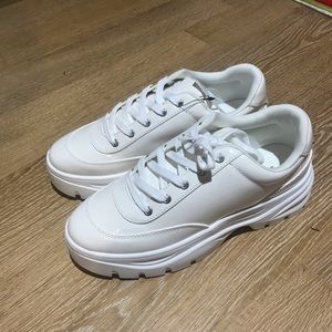 White Chunky Sneakers